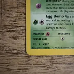 Pokemon Gym Heroes 43/132 Erika's Exeggcute 1st Edition Pokemon Card NM - Image 5