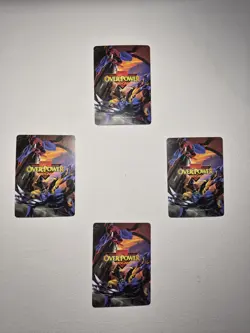 Marvel OverPower Any Hero OPD Special Cards. All Rare Lot of 4 - Image 2