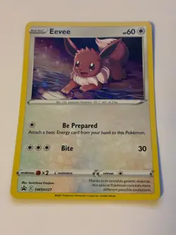 Eevee SWSH127 SWSH: Sword & Shield Promo Cards Holo - Image 1