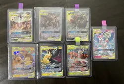 Pokemon Card Lot Tag Team Cards Umbreon & Darkrai + Sylveon & Deoxys 7 Card Lot - Image 1