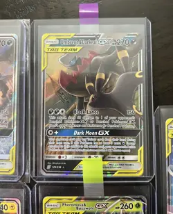 Pokemon Card Lot Tag Team Cards Umbreon & Darkrai + Sylveon & Deoxys 7 Card Lot - Image 4