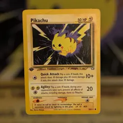Pokemon TCG Neo Genesis Pikachu Card 70/111 Regular MP 1995-2000 - Image 1