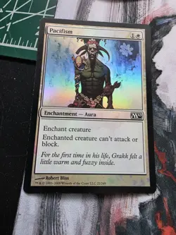 Pacifism FOIL Magic 2010 / M10 NM White Common MAGIC GATHERING CARD - Image 2