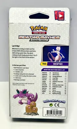 Pokemon Card TCG - XY Evolutions Mewtwo Mayhem Theme Deck - 2016 Sealed - Image 2