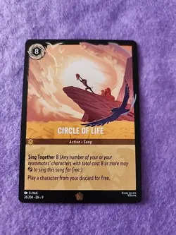 Disney Lorcana Fabled Circle of Life Legendary Card 26/204 Lion King - Image 1