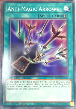 Yugioh SBC1-ENG11 Anti-Magic Arrows Card Game 1st Ed. TCG CCG - Image 1