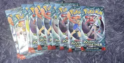 Pokemon TCG Journey Together Booster Pack Lot of 10 FACTORY SEALED 100 Cards - Image 1