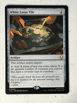MTG: White Lotus Tile TLA NM M0262 In Hand Ships ASAP - Image 1
