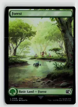 MTG Final Fantasy Forest (308) Foil x1 NM - Image 1