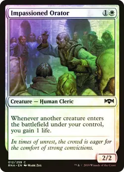 NM Foil Impassioned Orator, MTG, Ravnica Allegiance, Magic the Gathering, 12 - Image 1