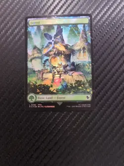 Forest (Chocobo Track Foil) Commander: Final Fantasy Foil MTG NM - Image 1