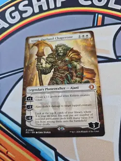 Ajani, Outland Chaperone (Borderless) M Lorwyn Eclipsed 284 Near Mint - Image 1