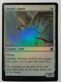 Healer's Hawk *FOIL Common* Magic MtG x1 Foundations - Image 1
