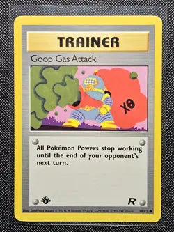 Pokemon TCG Goop Gas Attack 78/82 Team Rocket 1st Edition WOTC - LP - Image 1