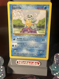 Squirtle 63/102 & Wartortle 42/102 Base Set Unlimited Pokemon TCG - Image 2