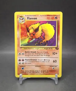Pokemon TCG Flareon 19/64 Jungle Regular NM-LP - Image 1