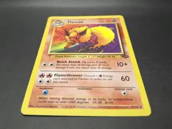 Pokemon TCG Flareon 19/64 Jungle Regular NM-LP - Image 2