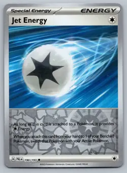 2023 Pokemon Paldea Evolved Jet Energy 190/193 Reverse Holo - Image 1