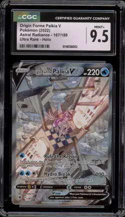 Pokemon Origin Forme Palkia V Astral Radiance Full Alt Art #167 CGC 9.5 - Image 1