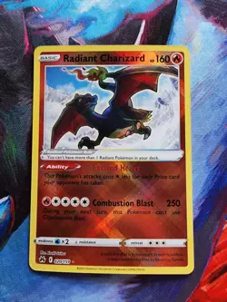 Pokemon Radiant Charizard 020/159 SV Paldean Fates HP160 Basic Radiant Rare Holo - Image 1