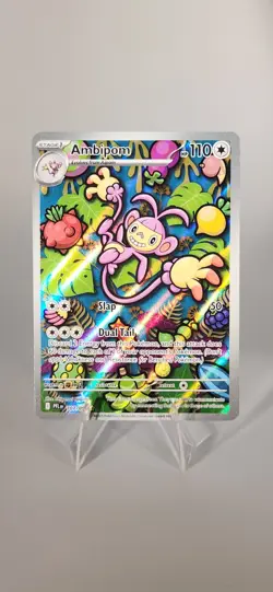 Pokemon Card Ambipom 107/094 Phantasmal Flames Illustration Rare - Image 1