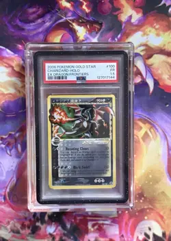 2006 POKEMON EX DRAGON FRONTIERS GOLD STAR #100 CHARIZARD-HOLO PSA 1.5 - Image 2