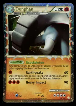 Pokemon Donphan Prime 107/123 HeartGold & SoulSilver 2010 Near Mint - Image 1
