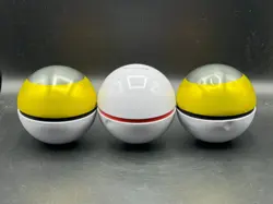 3 Pokemon TCG Premier & Level Ball Tin Lot EMPTY For Display Authentic - Image 3