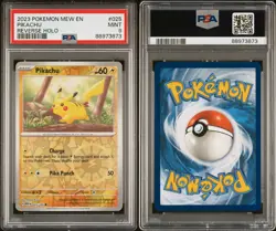 ⚡⚡ Pokemon Pikachu 025/165 Reverse holo PSA 9 - Image 3