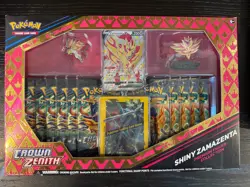 Pokemon Crown Zenith Premium Figure Collection Shiny Zamazenta - Factory Sealed - Image 1
