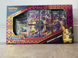 Pokemon Crown Zenith Morpeko V Union PREMIUM TREASURES Collection box! SEALED!!! - Image 1