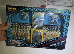 Pokemon TCG Crown Zenith Shiny Zacian Premium Collection Sealed + 3 Bonus Packs 820650851636 - Image 3