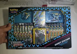 Pokemon TCG Crown Zenith Shiny Zacian Premium Collection Sealed + 3 Bonus Packs 820650851636 - Image 4