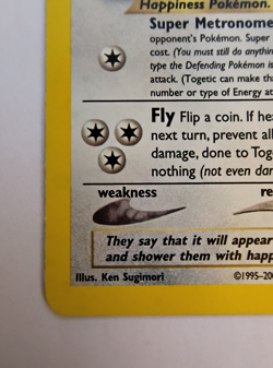Pokemon Togetic 16/111 Neo Genesis Holo NM - Image 5