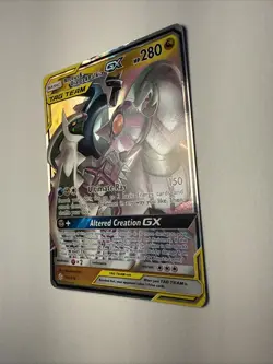 Pokemon TCG Arceus & Dialga & Palkia GX 156/236 Cosmic Eclipse MP - Image 3