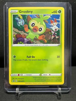 Grookey SWSH070 Cosmos Holo Black Star Promo Pokemon 2020 Sword & Shield - NM - Image 1