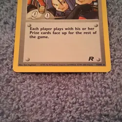 Pokemon Here Comes Team Rocket! 15/82 Team Rocket Trainer Rare Wizards 2000 - Image 2