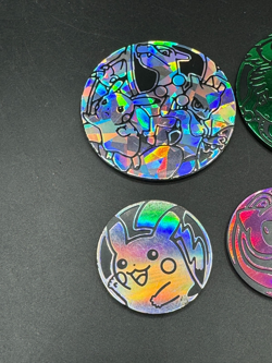 7 Pokemon TCG Official Flip Coin Lot Mew Pikachu Venusaur Blastoise Charizard - Image 2