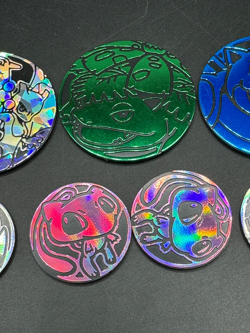 7 Pokemon TCG Official Flip Coin Lot Mew Pikachu Venusaur Blastoise Charizard - Image 3