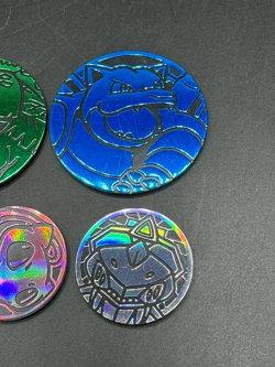 7 Pokemon TCG Official Flip Coin Lot Mew Pikachu Venusaur Blastoise Charizard - Image 4