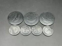 7 Pokemon TCG Official Flip Coin Lot Mew Pikachu Venusaur Blastoise Charizard - Image 5