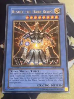 Yugioh: Reshef The Dark Being - TLM-EN033 - Ultimate Rare - 1st Edition - LP - Image 1