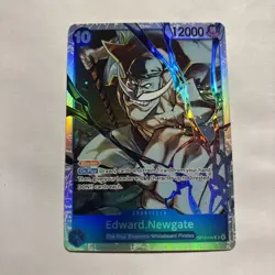 One Piece TCG Edward Newgate Super Rare Near Mint English - Image 1