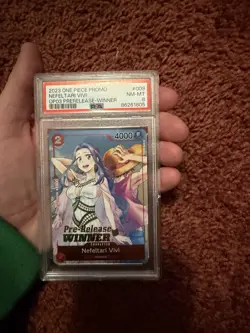 Nefeltari Vivi OP-03 Pre-Release Tournament Winner ST01-009 Psa 8 - Image 1