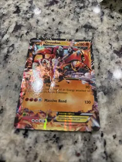 Groudon EX - 85/160 - Pokemon Primal Clash XY Ultra Rare Card LP - Image 1