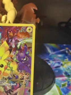 Pokemon Pikachu TCG Full Art Secret Rare Holo Card Crown Zenith 160/159 - Image 3