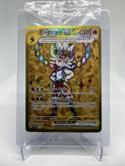 Black Star Promo Pokemon Card, (Sealed) Cinderace EX SVP163 Ultra Rare - Image 1