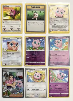 Pokemon TCG Jigglypuff Card Lot 9 Reverse Holo Saguaro Great Encounters English - Image 1