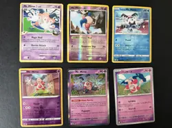 Pokemon TCG Mr. Mime & Galarian Mr. Mime Card Lot (6 Cards, Sword & Shield, EX … - Image 1