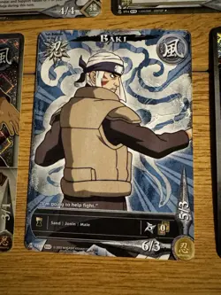 Naruto CCG 5 Card Lot Sand Baki, Chiyo, Sasori, Yashamaru Diamond Foil 1st Ed - Image 5